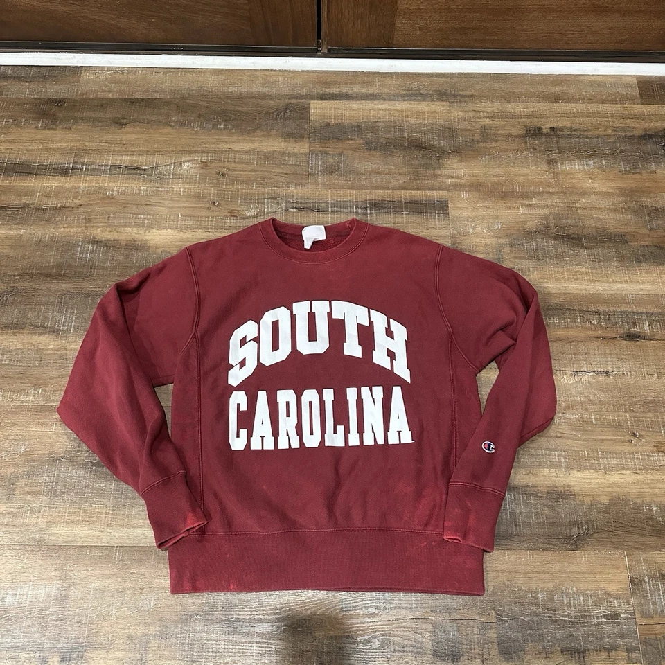South Carolina Gamecocks Sweatshirt Crewneck Champion Reverse Weave Vintage 90s - Image 1 of 4