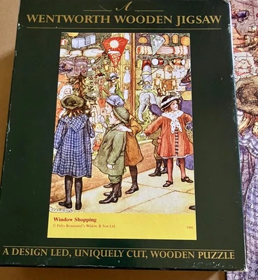 Rompecabezas de madera Wentworth 750 piezas "Window Shopping" completo Foto 1 de 4