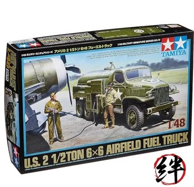 Tamiya 32579 1/48 US Airfield Fuel Truck Plastic Model Kit - Immagine 1 di 4