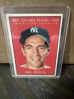 1961 Topps - Jogadores mais valiosos Phil Rizzuto #471 - Imagem 1 de 4
