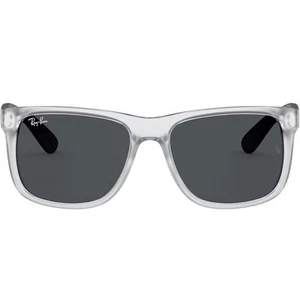 Ray-Ban Justin Color Mix RB4165 651287 55 145 Occhiali da Sole Uomo Trasparente/Nero. A2 - Foto 1 di 8