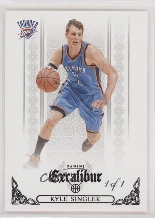 2014-15 Panini Excalibur Black 1/1 Kyle Singler #92 0c3 - Image 1 of 3