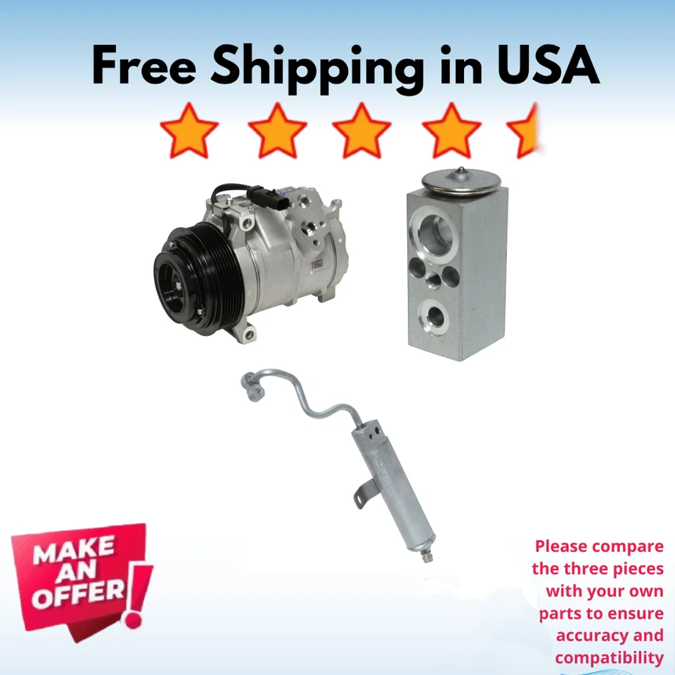 Kit Compresor A/C Fit Jeep Grand Cherokee 2007-2010 Foto 1 de 1