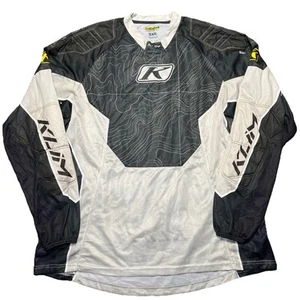 Klim Motocross Jersey 3XL Padded Shirt Long Sleeve Off Road Gray Black Flaw Read - Bild 1 von 14