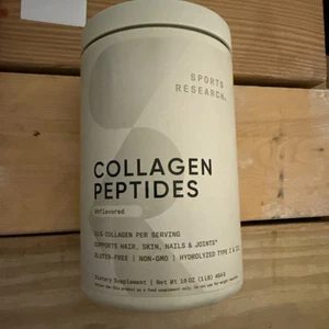 Sports Research 16oz Collagen Peptides -  Unflavored - Picture 1 of 9