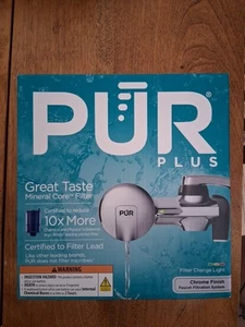 PUR PLUS Horizontal Faucet Mount Water Filtration System - Chrome - Picture 1 of 5