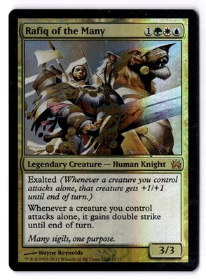 Rafiq The Many MP* FOIL From The Vault Legends ENGLISH 10/15 mtg -UnltdCards - Image 1 of 2