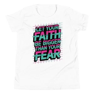 Christian Faith Jesus Christ God Amen Church Bible Verse Children's Kids T-Shirt - Picture 1 of 29