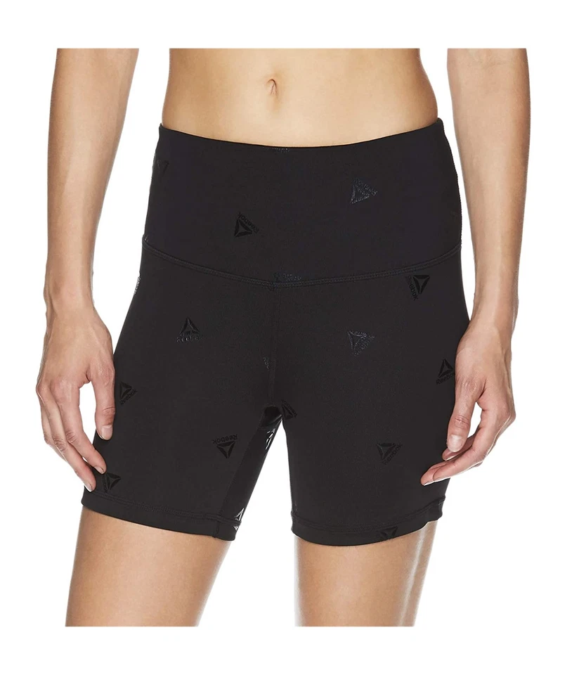 Reebok Womens Fitted Highrise Athletic Compression Shorts - Image 1 of 1