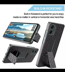 Motorola Moto G 5G 2024 Case+Belt Clip Holster Stand Cover - Zdjęcie 1 z 4