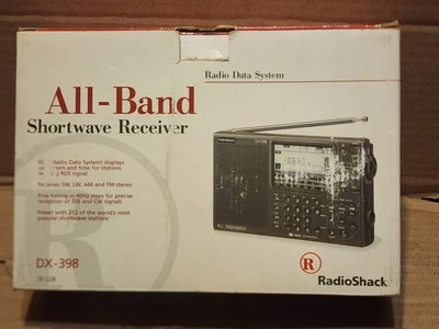 Mint RadioShack DX-398 All-Band Shortwave Receiver Radio Data SW/LW/AM/FM 20-228 - Image 1 of 4
