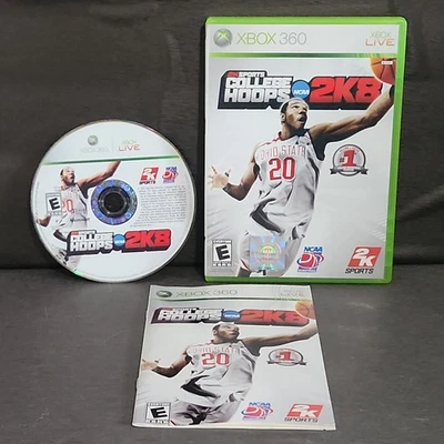 College Hoops 2K8 Xbox 360 Complete Refubished - Image 1 of 4