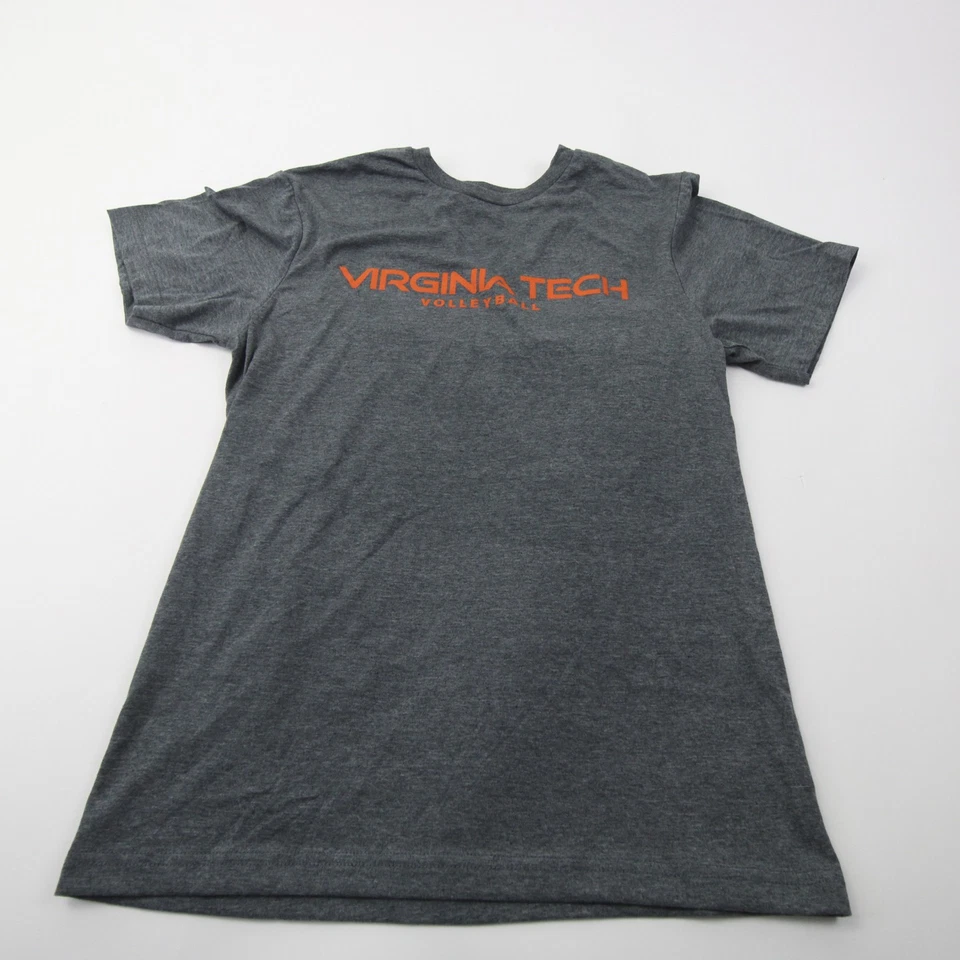 Camisa de manga corta Virginia Tech Hokies Gildan estilo suave para mujer gris oscuro nueva Foto 1 de 1