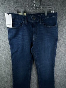 Jeans Goodfellow 36x32 Total Flex Azul Denim Calce Ajustado Nuevos con Etiquetas Elastizados Lavado Medio - Imagen 1 de 13