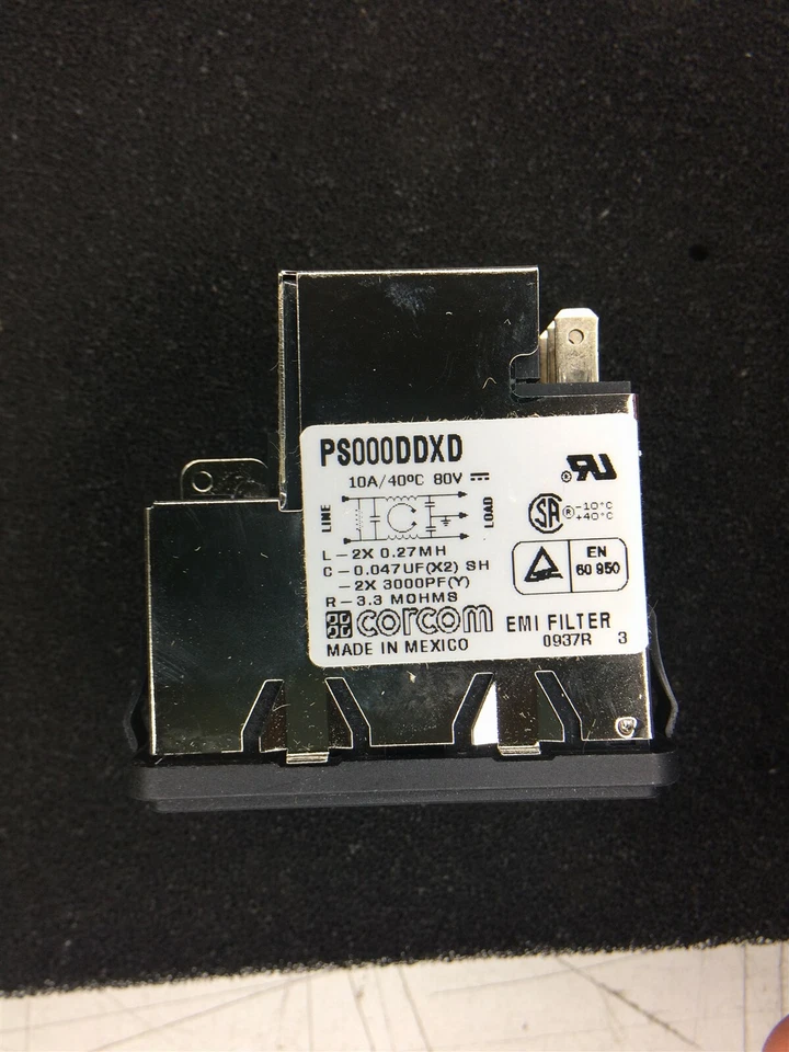 6609111-7 TYCO CORCOM PS000DDXD Power Entry Connector Receptacle ROHS 1 UNIT - Image 1 of 1