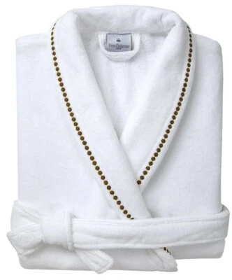 YVES DELORME Victoire Mordore Blanco Grande Bata de Baño Expositor con Defecto Foto 1 de 4