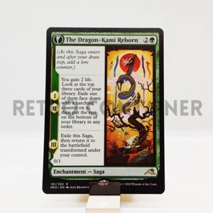 MTG Magic NEO Kamigawa Neon Dinasty - 1x EN NM 181 The Dragon-Kami Reborn - Picture 1 of 1