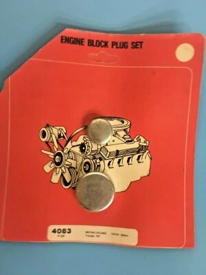 NOS TRIUMPH TR7 LEYLAND 4 CYL ENGINE BLOCK PLUG SET 1975-81, 2000CC - Image 1 of 2