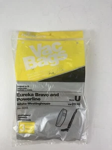 HomeCare Vacuum Bags Eureka Bravo And Powerline Style U No.3045 - Picture 1 of 4