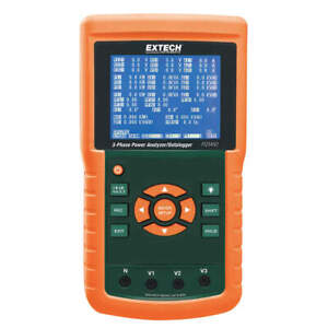 EXTECH PQ3450 Power Analyzer/Datalogger,Up To 30000A