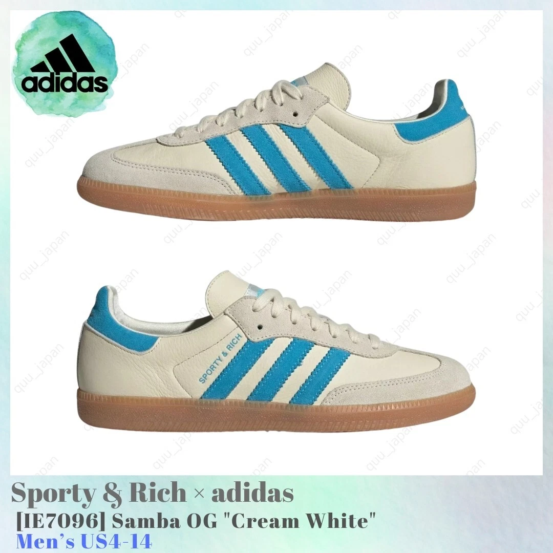 adidas Sporty & Rich x Samba OG Cream Blue | eBay