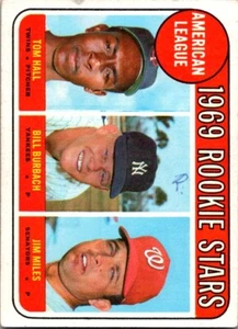 1969 Topps Baseball #658 AL 1969 Rookie Stars Hall / Burbach / Miles *NM* - Picture 1 of 2