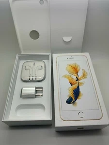 iPhone 6S Plus EMPTY Retail Box Headphones Wall cube Original Paperwork NO PHONE - Picture 1 of 2
