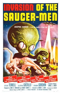 Invasion Of The Saucer-Men - 11 x 17 Horror Reproduction Poster - Picture 1 of 1