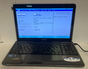TOSHIBA SATELLITE L755-S5356 16" Laptop, intel i5-2430m 2.4GHZ, 4GB RAM,  NO HDD