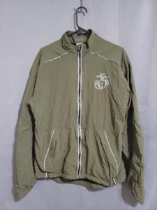 SUMMIT SPORTSWEAR MARINES GREEN RUNNING JACKET SMALL REGULAR #53v - Picture 1 of 3