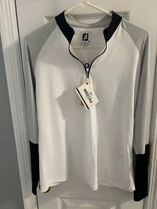 Women’s Footjoy 1/4 Zip Up Size Medium FJ Golf New With Tags. UV PROTECTION. - Picture 1 of 5