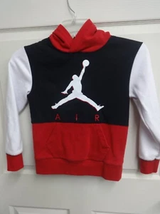 Sudadera con capucha suéter de baloncesto Jumpman Air Jordan vintage niños pequeña - Imagen 1 de 4