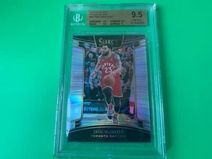Tarjeta de plata Fred VanVleet 2018-19 Select Prizms BGS 9,5 GEMA COMO NUEVA ENCAPSULADA - Imagen 1 de 2