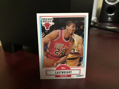 1990 Fleer Bill Cartwright Chicago Bulls Basketball Card #23 - Image 1 of 2