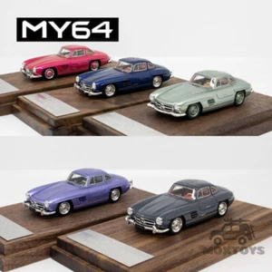 MY64 1:64 300SL W198 1954 Metallic Pink / Blue / Gray Model Car - Picture 1 of 20