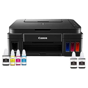 Canon PIXMA MegaTank G3000 All in One WiFi Inktank Colour Printer Black Ink - Picture 1 of 7