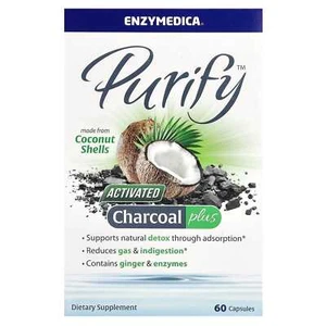 Enzymedica Activated Charcoal Plus EXP: 10/2025 - Picture 1 of 2