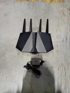 ASUS AX5400 RT-AX82U Dual-Band Wi-Fi 6 Gaming Router Fully Working with Adapter - Picture 1 of 6