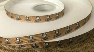 1 Yard 3/8" ANAHEIM DUCKS Inspired Grosgrain Ribbon - Picture 1 of 2