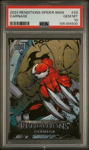 Marvel Renditions Spider-Man Carnage PSA 10 Comic Cover 5 Card Lot d_a_trading - Picture 1 of 8