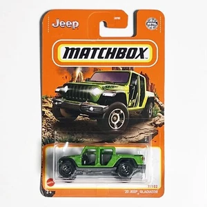 Matchbox 2022 20 Jeep Gladiator Rubicon Green Die Cast 1:64 7/102 Neu - Bild 1 von 1