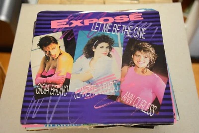 EXPOSE "LET ME BE THE ONE / OUR DESTINY" 45RPM 7" VINYL & PIC SLEEVE [D12-19] - Image 1 of 2