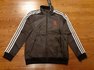 Adidas Star Wars AT-AT Boys Black Firebird Jacket Size Large 13-14 years NWT - Picture 1 of 9