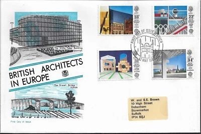 1987 Europa. British Architects in Europe - Ipswich Cancellation - Image 1 of 2