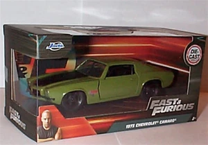 Fast & Furious 1973 Chevy Camaro Green & black 1-32 Diecast model Jada 99521 F&F - Picture 1 of 2