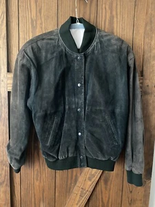 Evan Davies Womens Black Suede Jacket Size 8 - Picture 1 of 6