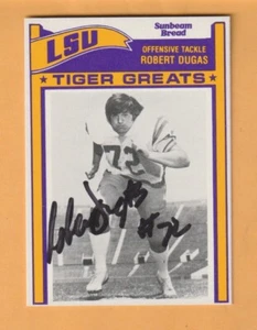 Robert Dugas LSU Tigers AUTO Signed 1983 Sunbeam Card Luling Louisiana - Picture 1 of 2