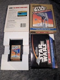 Star Wars: The Empire Strikes Back Intellivision 1983 W/ Box & Manual - Tested!