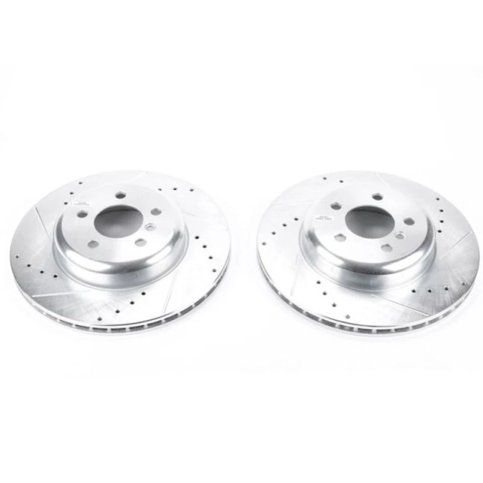 Rotores perforados y ranurados traseros Evolution - Par para BMW 320i EBR1416XPR 16-18 Foto 1 de 3
