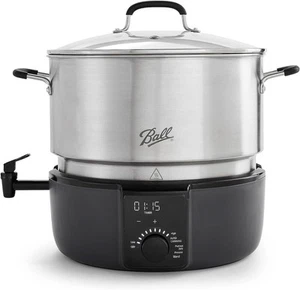 Ball EasyCanner Electric Water Bath Canner, 21 quart, Silver - Picture 1 of 6